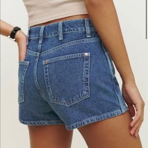 Cowboy High Rise Jean Shorts; Lowell